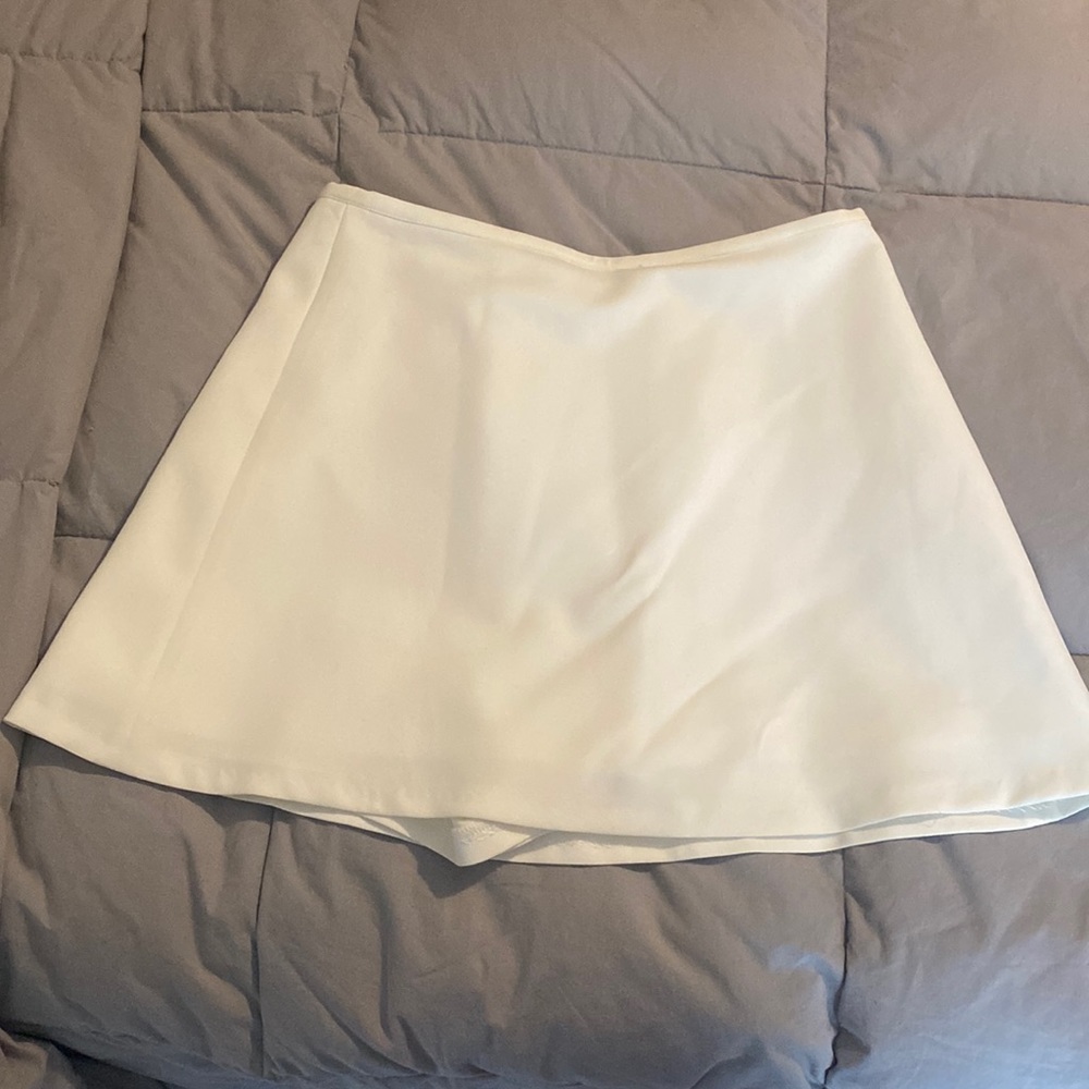 White Skort
